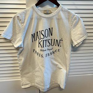 Maison Kitsune Classic T-Shirt, White Small